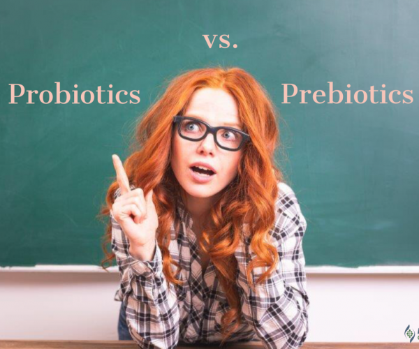 What is the difference between probiotics and prebiotics?